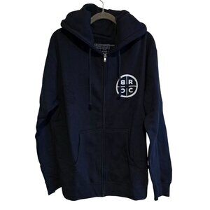 Black Rifle Coffee Company Mens Zip-Up Hoodie Black USA Patriotic military